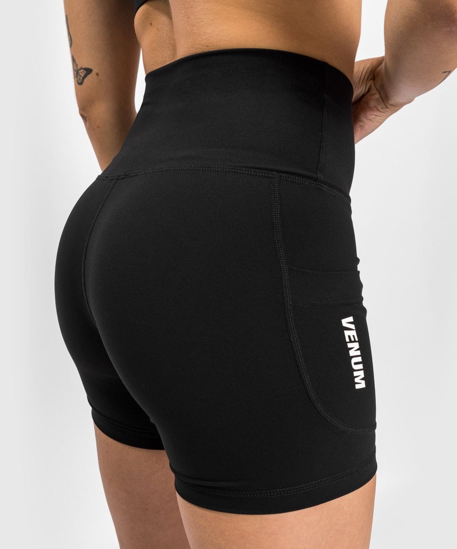 venum essential women bike shorts - black