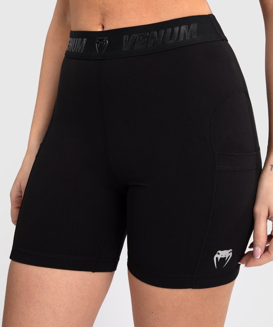venum elevate women long valetudo shorts- black