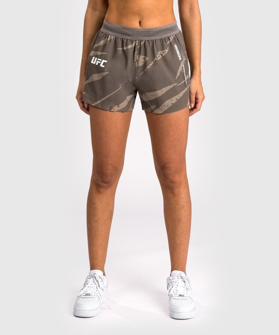 ufc adrenaline by venum fight week women performance short - desert camo