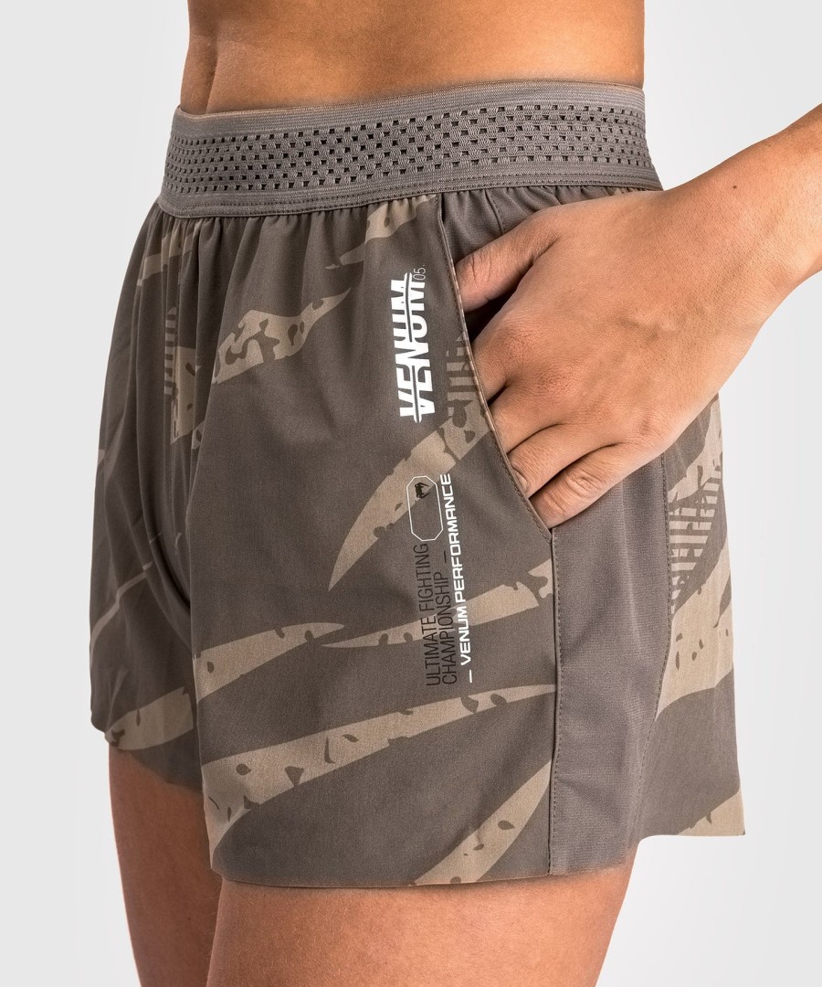 ufc adrenaline by venum fight week women performance short - desert camo