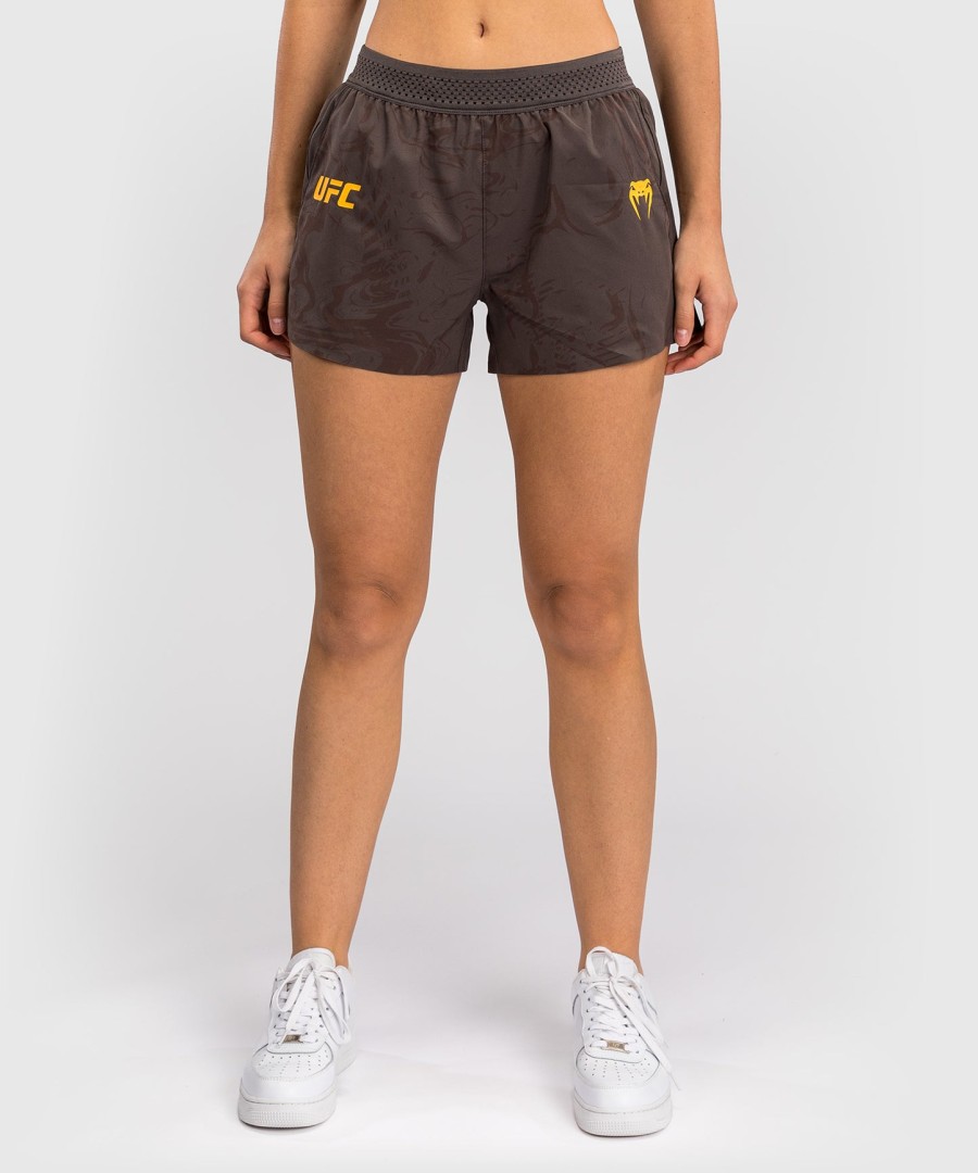 ufc fusion by venum fight week women performance short - earthen brown