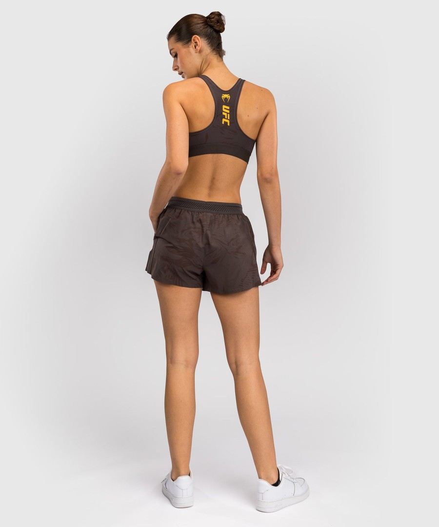 ufc fusion by venum fight week women performance short - earthen brown