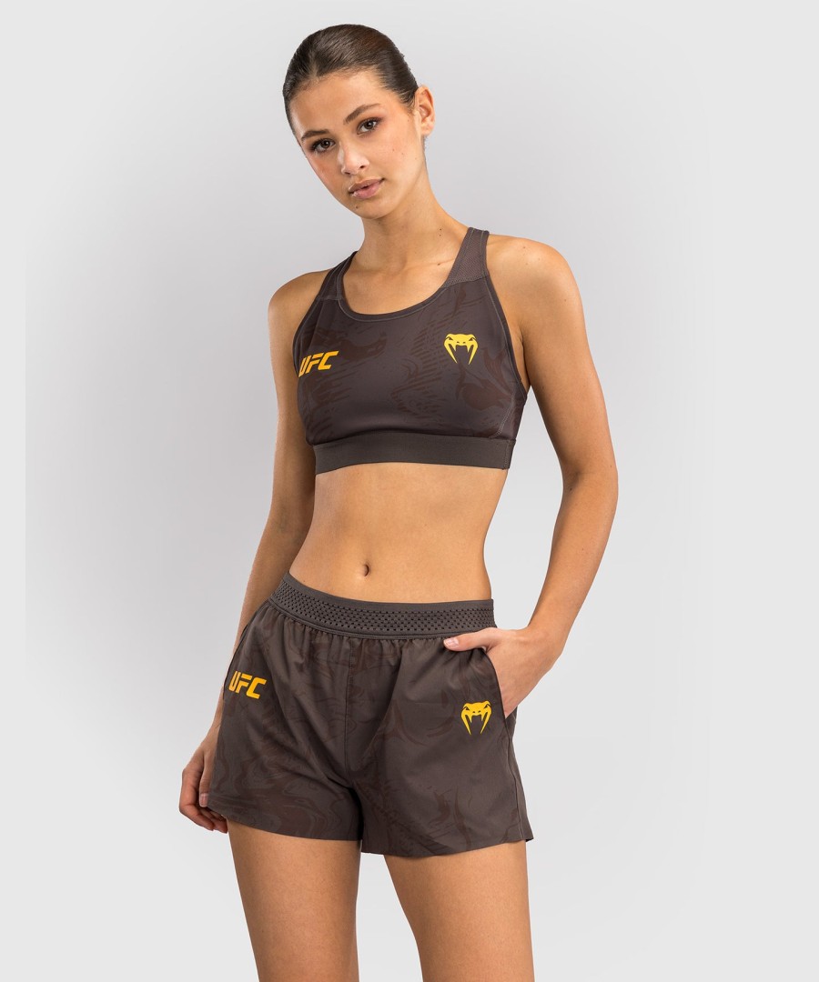 ufc fusion by venum fight week women performance short - earthen brown