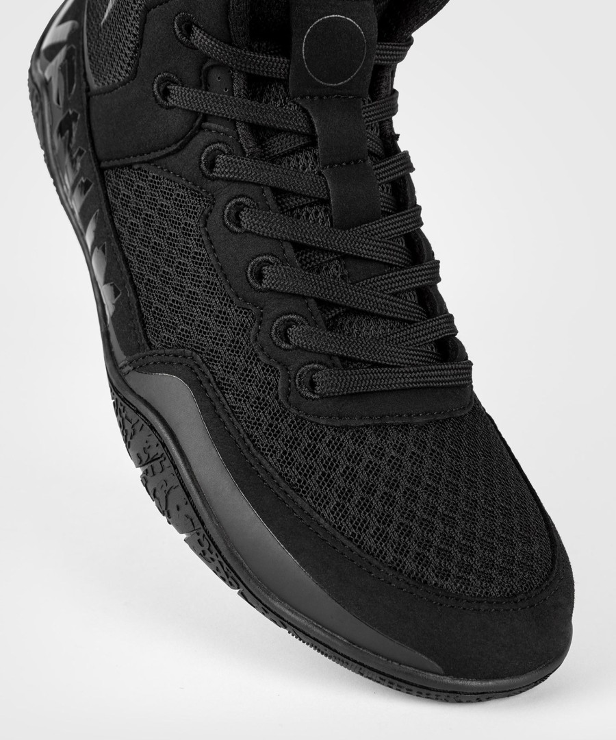 venum elite wrestling shoes - blackblack