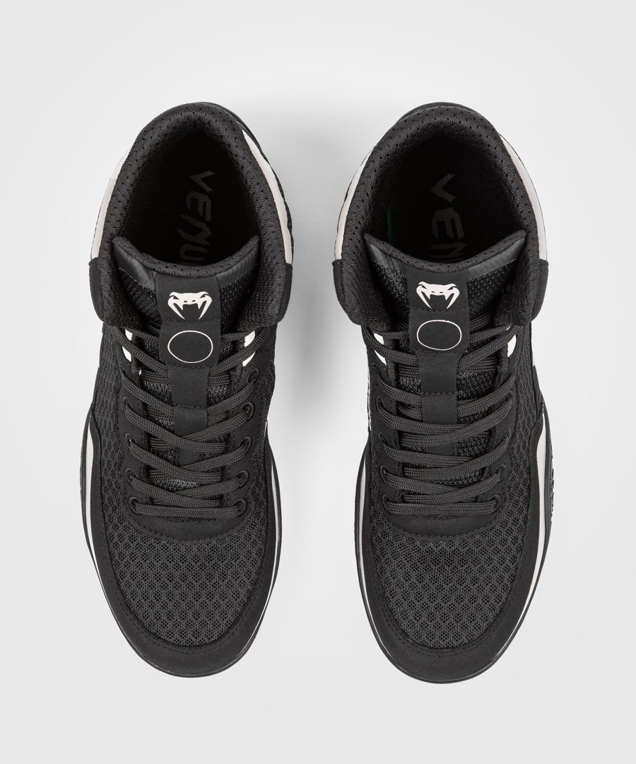 venum elite wrestling shoes - blacksand