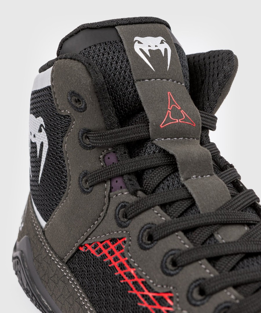venum x dodge banshee wrestling shoes - black
