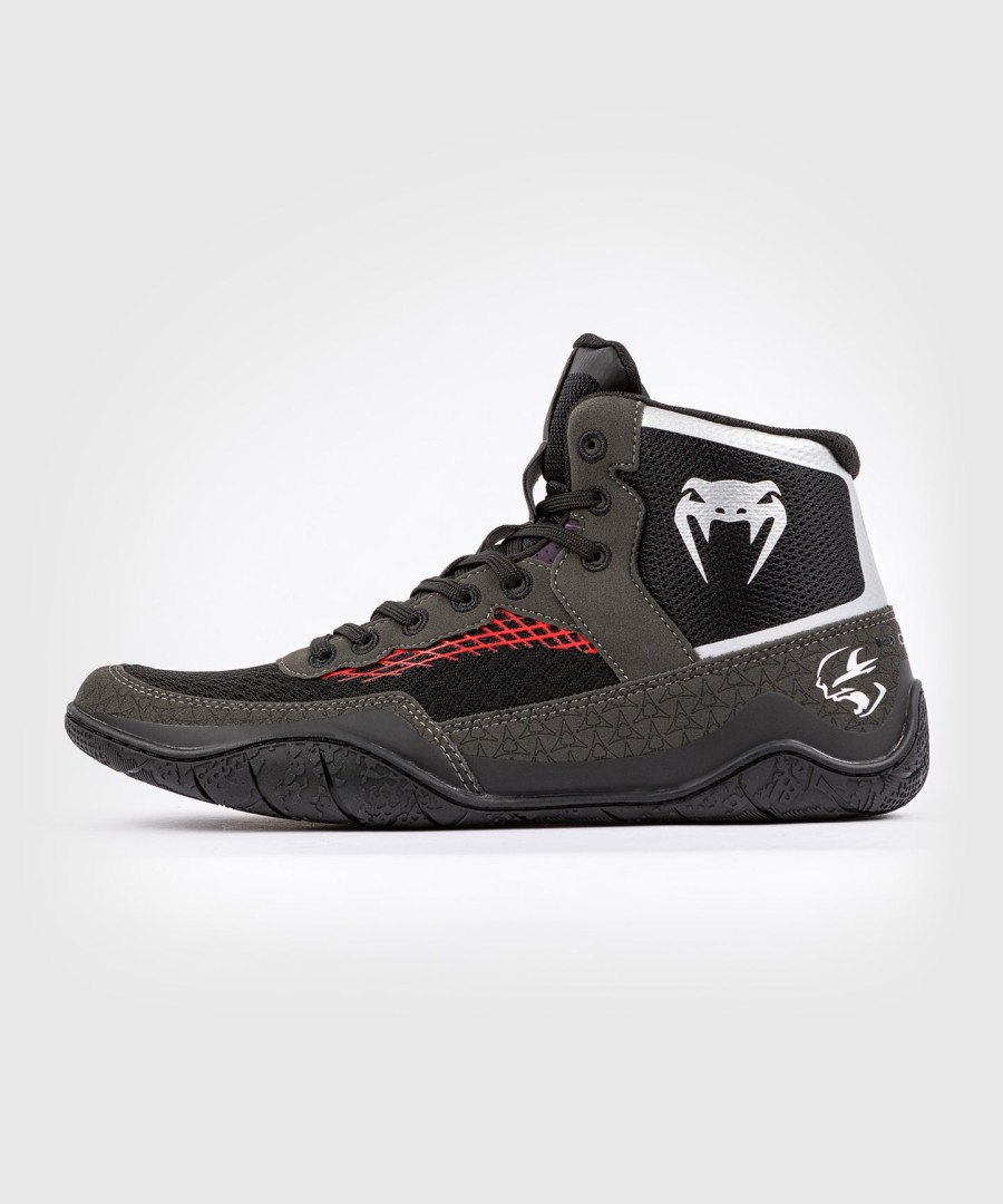 venum x dodge banshee wrestling shoes - black