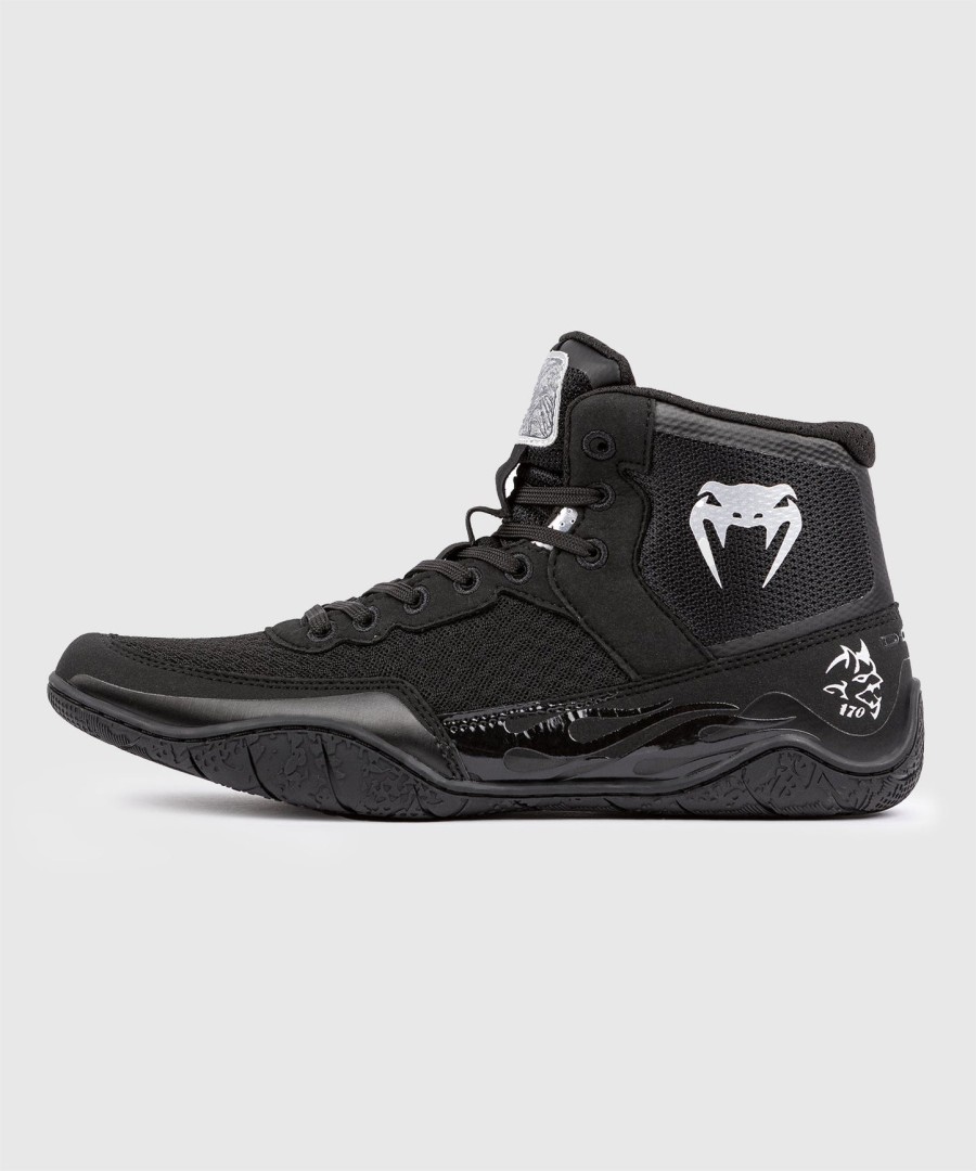 venum x dodge demon 170 wrestling shoes - black