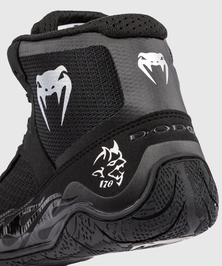 venum x dodge demon 170 wrestling shoes - black