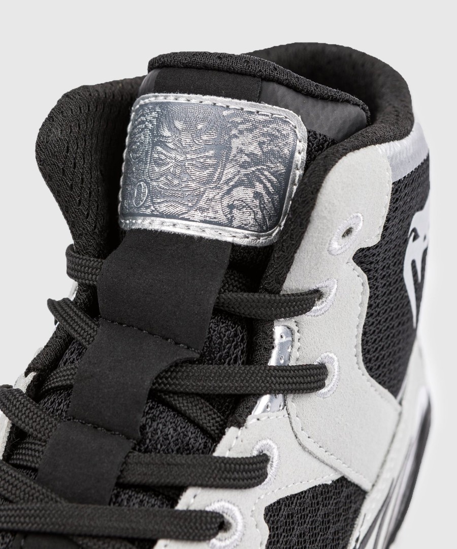 venum x dodge demon 170 wrestling shoes - grey