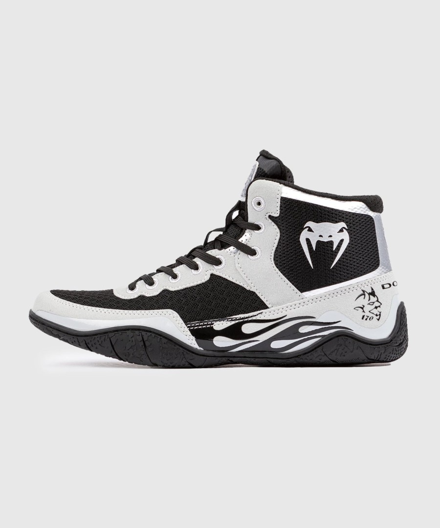 venum x dodge demon 170 wrestling shoes - grey