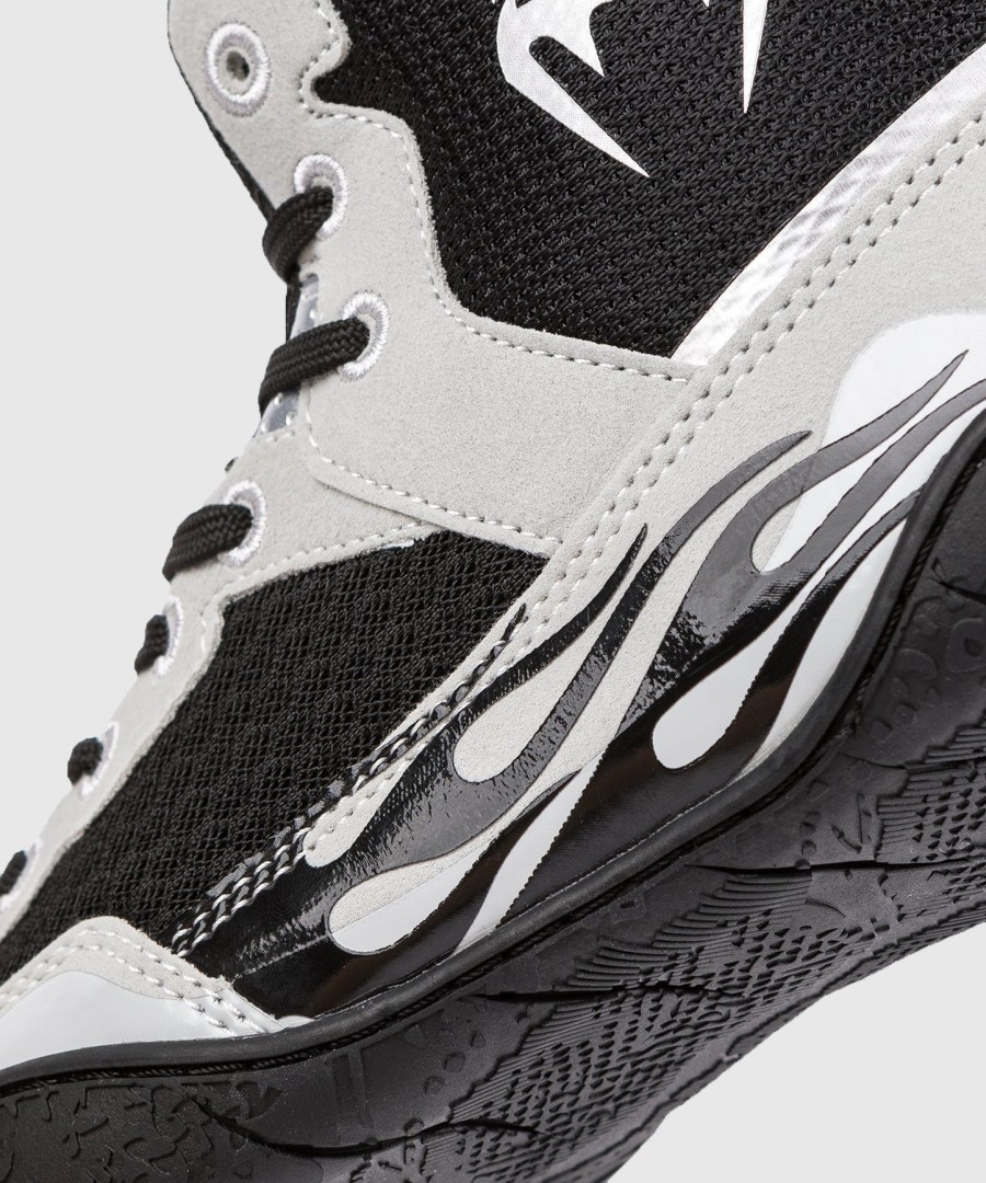 venum x dodge demon 170 wrestling shoes - grey
